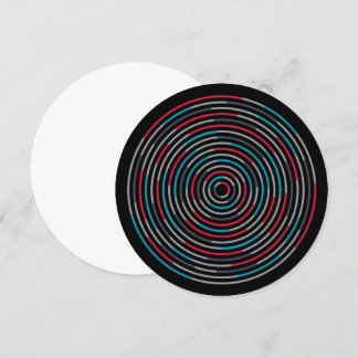 5.25 x 5.25 Invitation Circle - #Hypnotise
