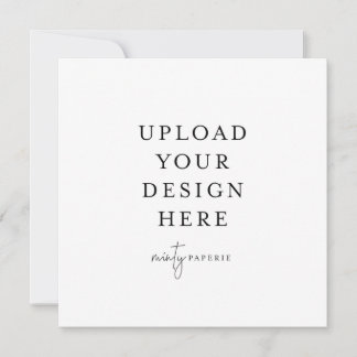 5.25" x 5.25" Square Invitation