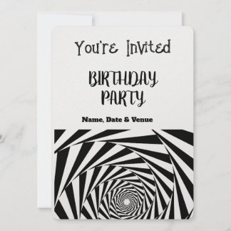 5.5" * 7.5" Birthday Invitation Card