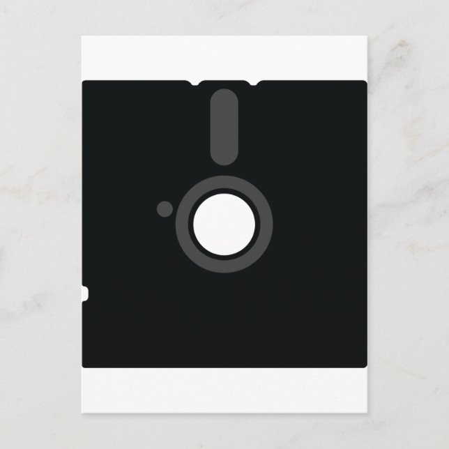5.5 floppy disc postcard (Front)