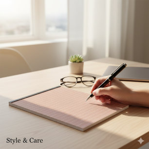 5.5" x 6" Compact Notepad with 40 Lined Pages