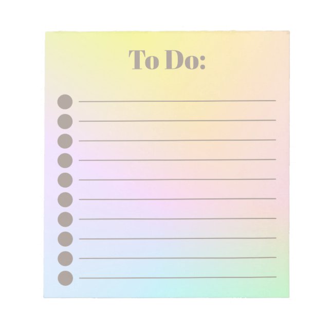 5.5" x 6" Notepad - 40 pages (Front)
