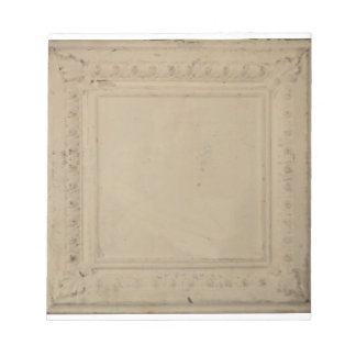 5.5' x 6' Notepad with Antique tin ceiling tile