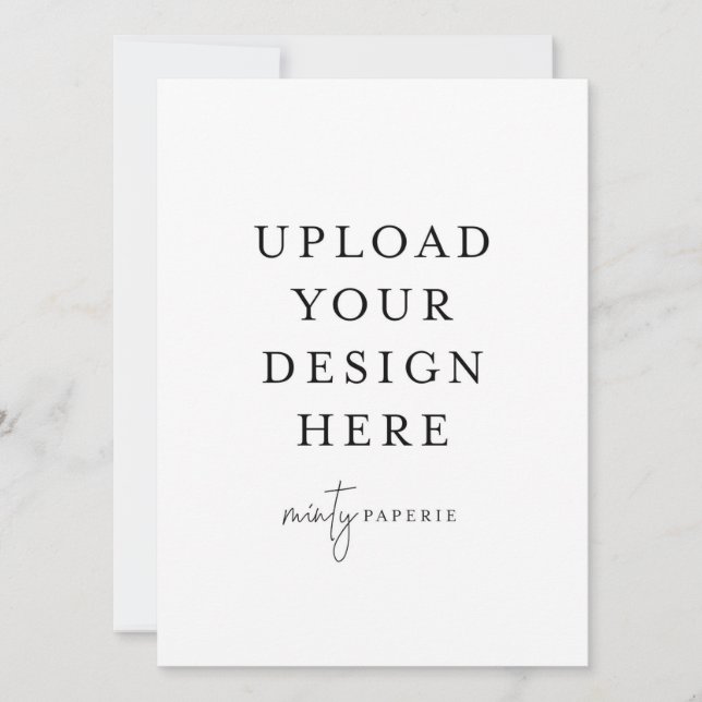 5.5" x 7.5" Invitation - Portrait (Front)