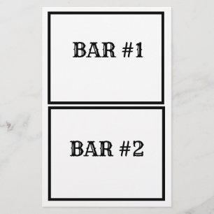 5.5" x 8.5" Flyer for candy bar wrappers