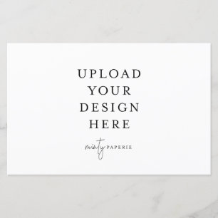 5.5" x 8.5" Landscape Flat Sheet