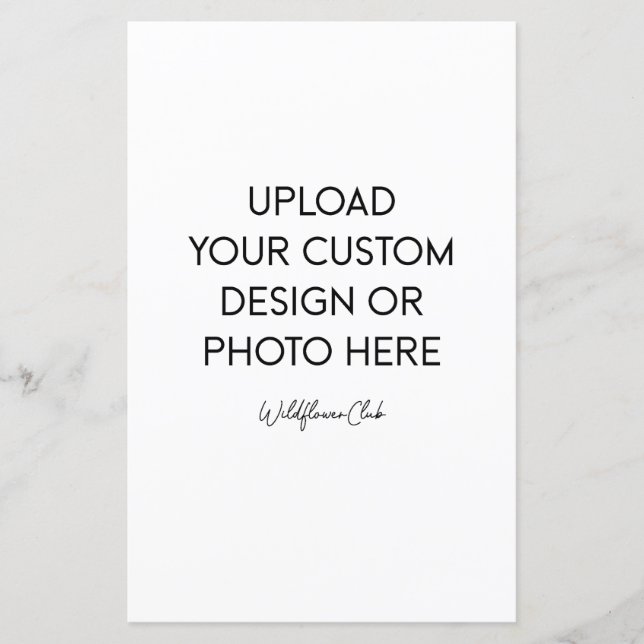 5.5" x 8.5" Portrait Flat Sheet (Front)