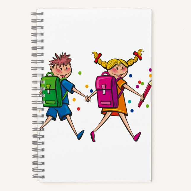 5.5" x 8.5" Spiral Noteboook Notebook (Front)