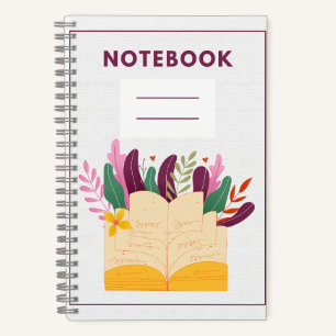 5.5" x 8.5" Spiral Noteboook Notebook