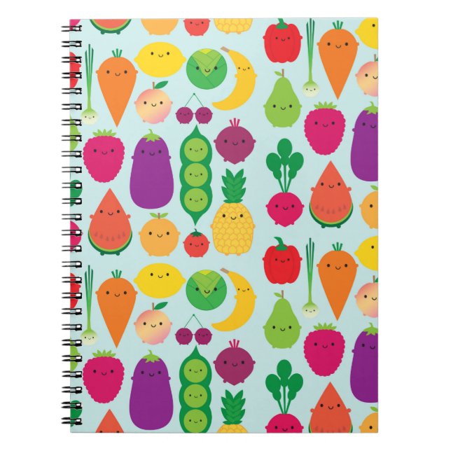 5 A Day Fruit & Vegetables Notebook (Front)