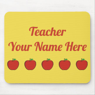 5 Apple Teacher Customisable Mousepad
