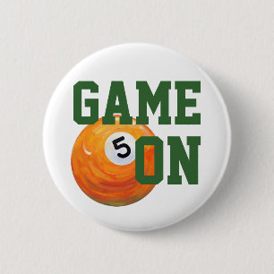 5 Ball 6 Cm Round Badge