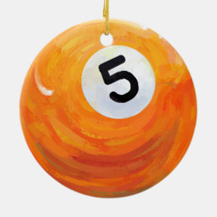 5 Ball Ceramic Tree Decoration