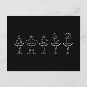 5 Ballet Positions Postcard