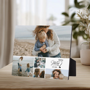 5 Best Stepmom Ever Custom Photo Collage Plaque