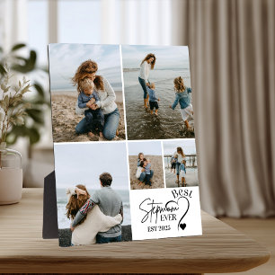 5 Best Stepmom Ever Custom Photo Collage Plaque