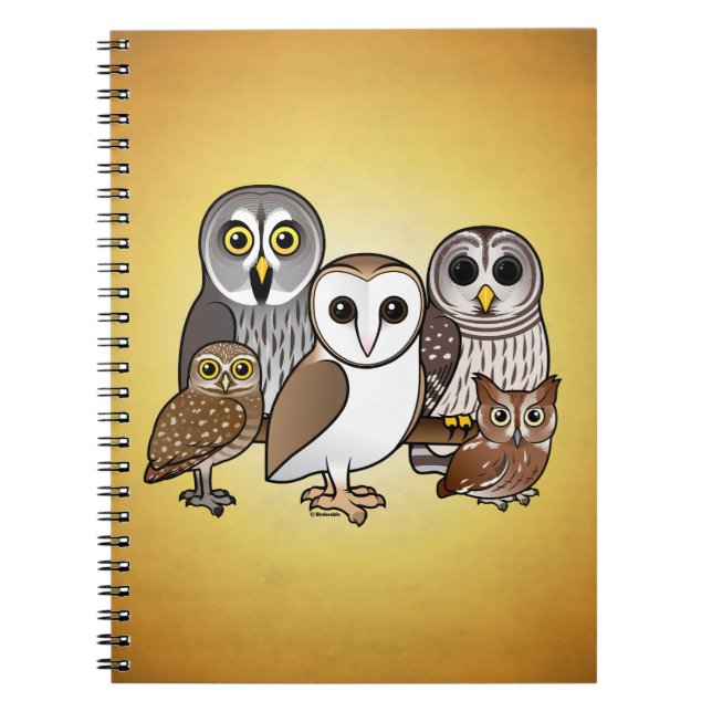 5 Birdorable Owls Notebook (Front)