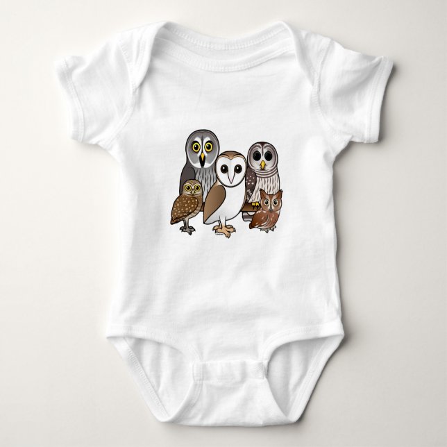 5 Birdorable Owls T-Shirt (Front)
