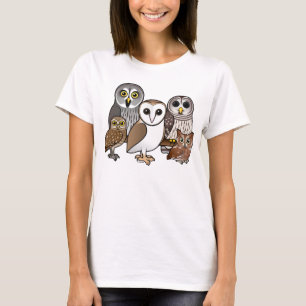 5 Birdorable Owls T-Shirt