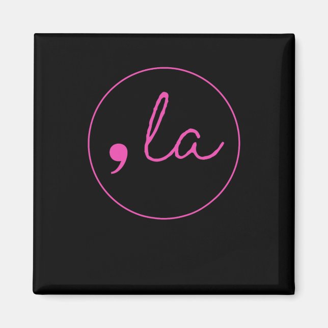 + 5 Cat Comma La Kamala Harris 2024  Magnet (Front)
