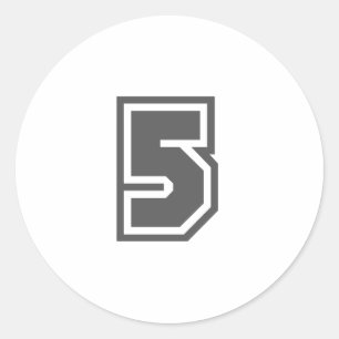 5 CLASSIC ROUND STICKER