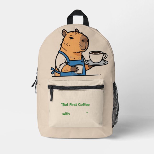 5. Cozy Vibes Capybara Bag (Front)