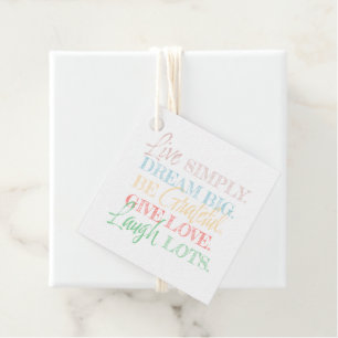 5 Daily Reminders Inspirational Words of Wisdom Favour Tags