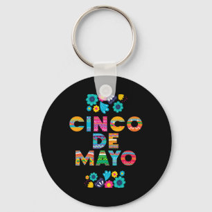 5 De Mayo Cinco De Mayo Sombrero Maraca Key Ring
