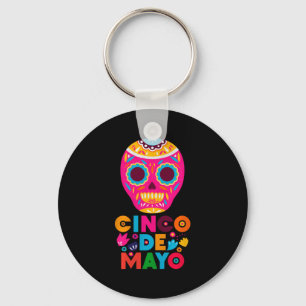 5 De Mayo Cinco De Mayo Sombrero Maraca Premium Tr Key Ring