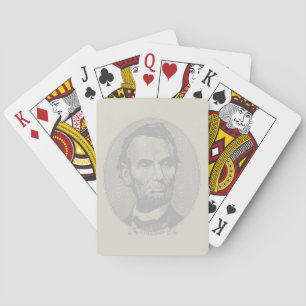 $5 Dollar Money of President Abraham Lincoln Playing Cards