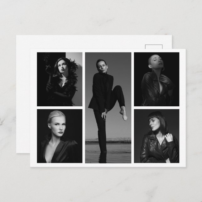 5 Editable greeting postcard (Front/Back)