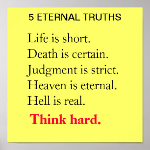 5 ETERNAL TRUTHS POSTER