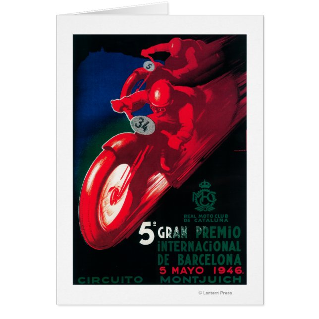 5 Gran Premio Internat'l Motorcycle Poster (Front)