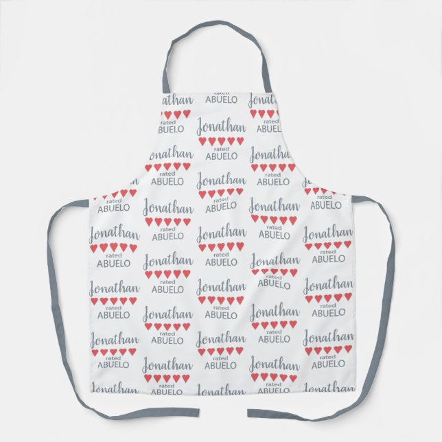 5 Heart Rated Abuelo Apron (Front)