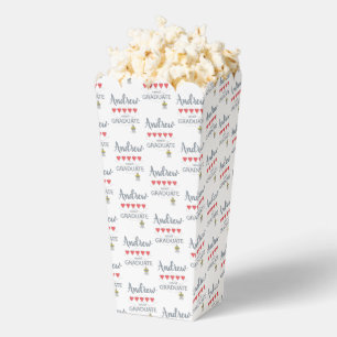 5 Heart Rated Graduate Popcorn  Favour Box