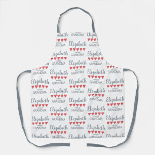 5 Heart Rated Grandma Apron