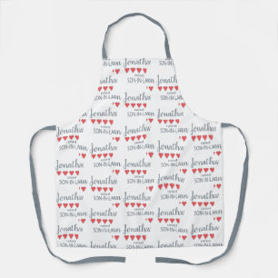 5 Heart Rated Son-In-Law Apron