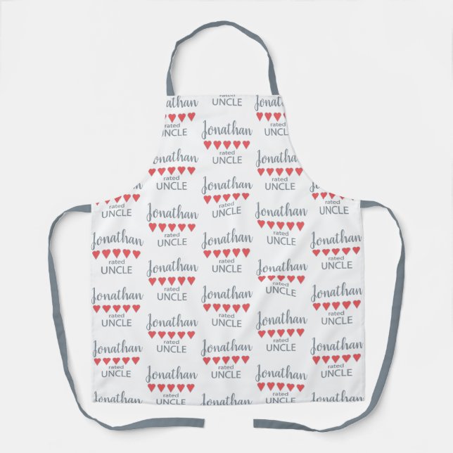 5 Heart Rated Uncle Apron (Front)