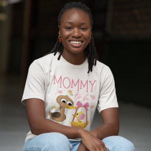 5 Little Ducks Mummy To Be - Girl Tri-Blend Shirt