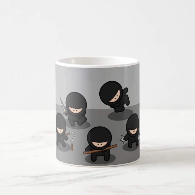 5 Little ninjas Coffee Mug (Center)