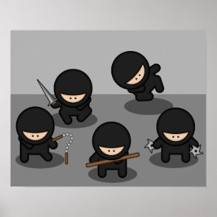 5 Little ninjas Poster