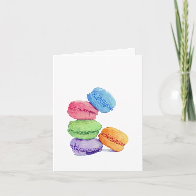 5 Macarons Card (Front)