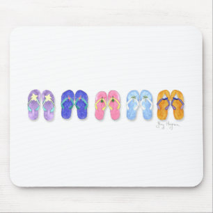 5 Pairs of Flip-Flops Mousepad