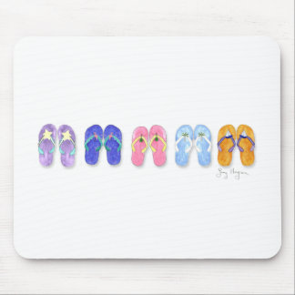 5 Pairs of Flip-Flops Mousepad