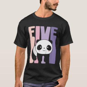 5 Panda 5Th B-Day T-Shirt