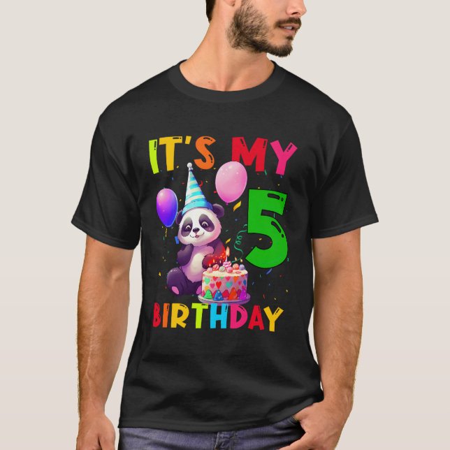 5 Panda 5Th Panda T-Shirt (Front)