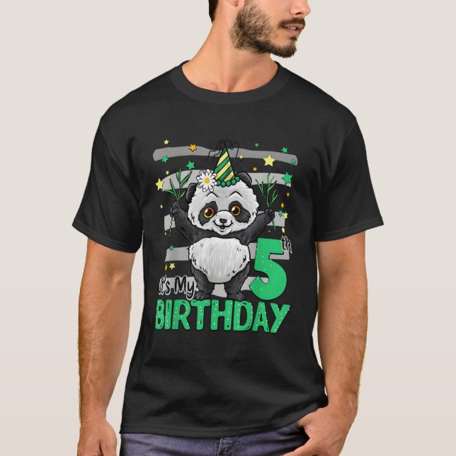 5 Panda 5Th Panda T-Shirt (Front)