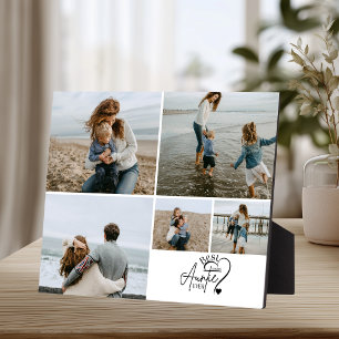 5 Personalised Best Aunt Photo Collage Plaque
