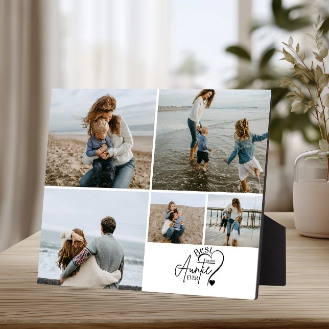 5 Personalised Best Aunt Photo Collage Plaque (Creator Uploaded)