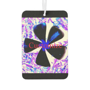 5 petal pinwheel flower Thunder_Cove Car Air Freshener